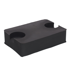 ODBÓJ GUMOWY 95X65X20MM 2 OTWORY, PRZYCZEPA D-47, D-50-347572904