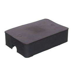 ODBÓJ GUMOWY 95X65X20MM 2 OTWORY, PRZYCZEPA D-47, D-50-347572905