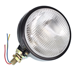 REFLEKTOR MTZ, T-25 - OKRĄGŁY LAMPA PRZEDNIA MTZ, T-25, Z GNIAZDEM I ŻARÓWKAMI-347575010