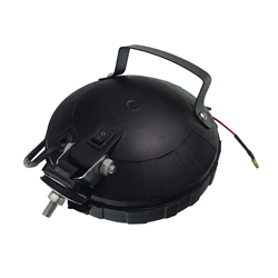 LAMPA ROBOCZA OKRĄGŁA Z KRATKĄ + WŁĄCZNIK 8724.3.09-347575055