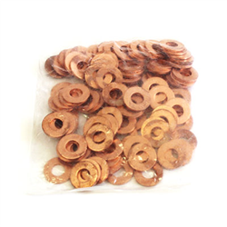 USZCZELKA MIEDZIANA  9X22X0,8MM 100SZT/OPAKOWANIE-347576110