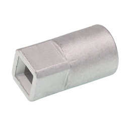 ADAPTER DOLNY DO PROFILU NAPINAJĄCEGO PLANDEKĘ FI27MM KWADRAT NAKŁADANY-347576514