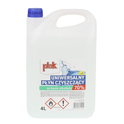PREPARAT MYJĄCY DO DEZYNFEKCJI 4L 70% ALKOHOLU ETYLOWEGO-347576782