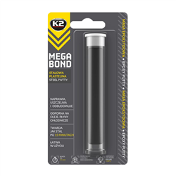 MASA EPOKSYDOWA - STALOWA PLASTELINA - K2 MEGA BOND 20g-347576904