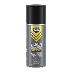 GUMA W SPRAYU - POWŁOKA USZCZELNIAJĄCA - K2 SILGUM CZARNY 400ml-347576955