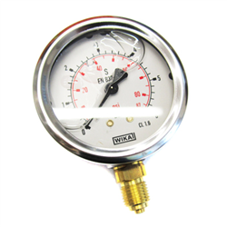 MANOMETR 1/4 DÓŁ, 0-  6 BAR-347577003