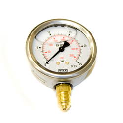 MANOMETR 1/4 DÓŁ, 0- 25 BAR-347577011