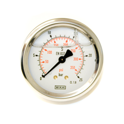 MANOMETR 1/4 TYŁ, 0- 25 BAR-347577012