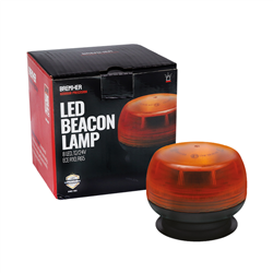 LAMPA OSTRZEGAWCZA "KOGUT" NISKA, MAGNES, 8 LED, 12/24V, ECE R10, R65, WYSOKOŚĆ 65MM, PRZEWÓD Z WTYCZKĄ DO GNIAZDA ZAPALNICZKI-3