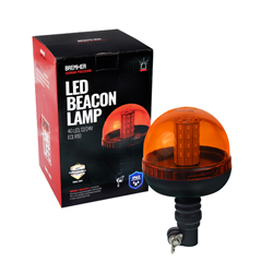 LAMPA OSTRZEGAWCZA "KOGUT" TRZPIEŃ GUMOWY FLEX, 40 LED, 12/24V, ECE R10, WYSOKOŚĆ 210MM-347577492