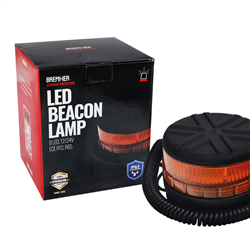 LAMPA OSTRZEGAWCZA "KOGUT" TRZPIEŃ GUMOWY FLEX, 8 LED, 12/24V, ECE R10, R65, WYSOKOŚĆ 155MM-347577528