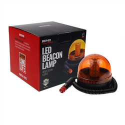 LAMPA OSTRZEGAWCZA "KOGUT" MAGNES + 3 OTWORY, 40 LED, 12/24V, ECE R10, WYSOKOŚĆ 135MM, PRZEWÓD Z WTYCZKĄ DO GNIAZDA ZAPALNICZKI-