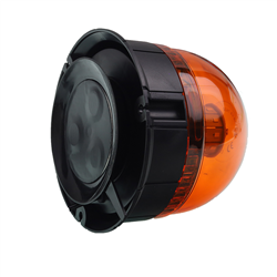 LAMPA OSTRZEGAWCZA "KOGUT" MAGNES + 3 OTWORY, 40 LED, 12/24V, ECE R10, WYSOKOŚĆ 135MM, PRZEWÓD Z WTYCZKĄ DO GNIAZDA ZAPALNICZKI-