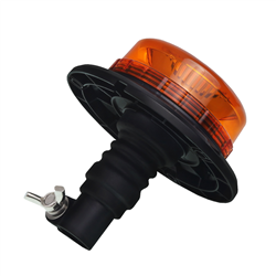 LAMPA OSTRZEGAWCZA "KOGUT" TRZPIEŃ GUMOWY FLEX, 45 LED, 12/24V, ECE R10, R65, WYSOKOŚĆ 150MM-347577537