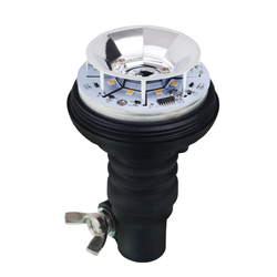 LAMPA OSTRZEGAWCZA "KOGUT" TRZPIEŃ GUMOWY FLEX, 8 LED, 12/24V, ECE R10, R65, WYSOKOŚĆ 150MM-347577540