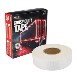 TAŚMA ODBLASKOWA W ROLCE 50MB BIAŁA III GENERACJA, CIĄGŁA, KONTUROWA-347622026