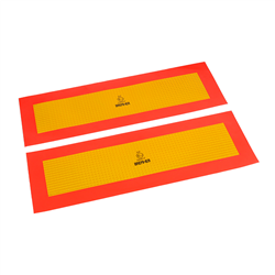 TABLICA WYRÓŻN. POJAZDY DŁUGIE KRÓTKA NALEPA 565X196MM, 2SZT/OPAKOWANIE, RF-347577618
