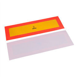 TABLICA WYRÓŻN. POJAZDY DŁUGIE KRÓTKA NALEPA 565X196MM, 2SZT/OPAKOWANIE, RF-347577619