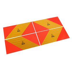 TABLICA WYRÓŻN. POJAZDY CIĘŻKIE MAŁA 282X132MM, 4SZT/OPAKOWANIE, RF-347776475