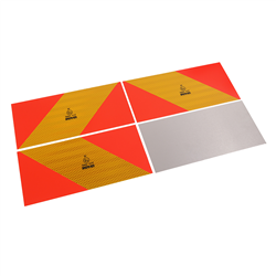 TABLICA WYRÓŻN. POJAZDY CIĘŻKIE MAŁA 282X132MM, 4SZT/OPAKOWANIE, RF-347776476