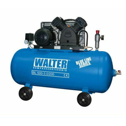 KOMPRESOR SPRĘŻARKA TŁOKOWA 200L 2-CYL, 3,0KW, 400V, 10BAR, ZBIORNIK POZIOMY-347577685