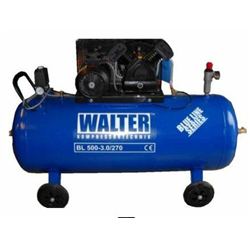 KOMPRESOR SPRĘŻARKA TŁOKOWA 270L 2-CYL, 3,0KW, 400V, 10BAR, ZBIORNIK POZIOMY-347577686