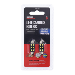 ŻARÓWKI LED CANBUS C5W C10W 2SZT, 6SMD 2835, 36MM BIAŁE 12V-347578013
