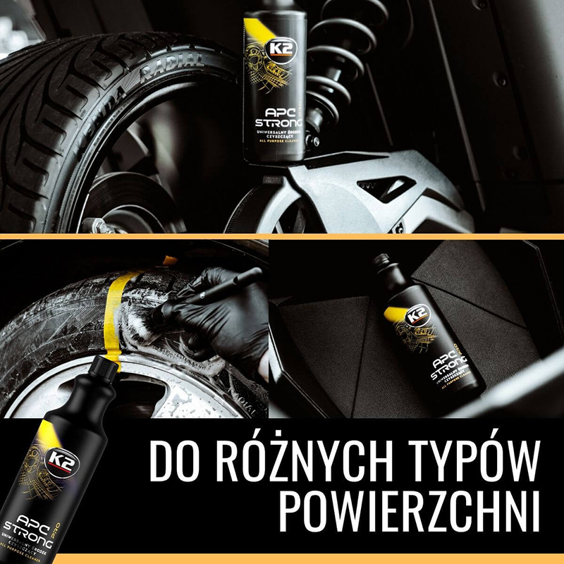 UNIWERSALNY ŚRODEK CZYSZCZĄCY K2 APC STRONG PRO 1L-347578256