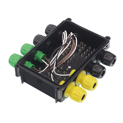 PUSZKA ELEKTRYCZNA POŁĄCZENIOWA 8 PRZYŁĄCZY + PRZEWODY-347578311