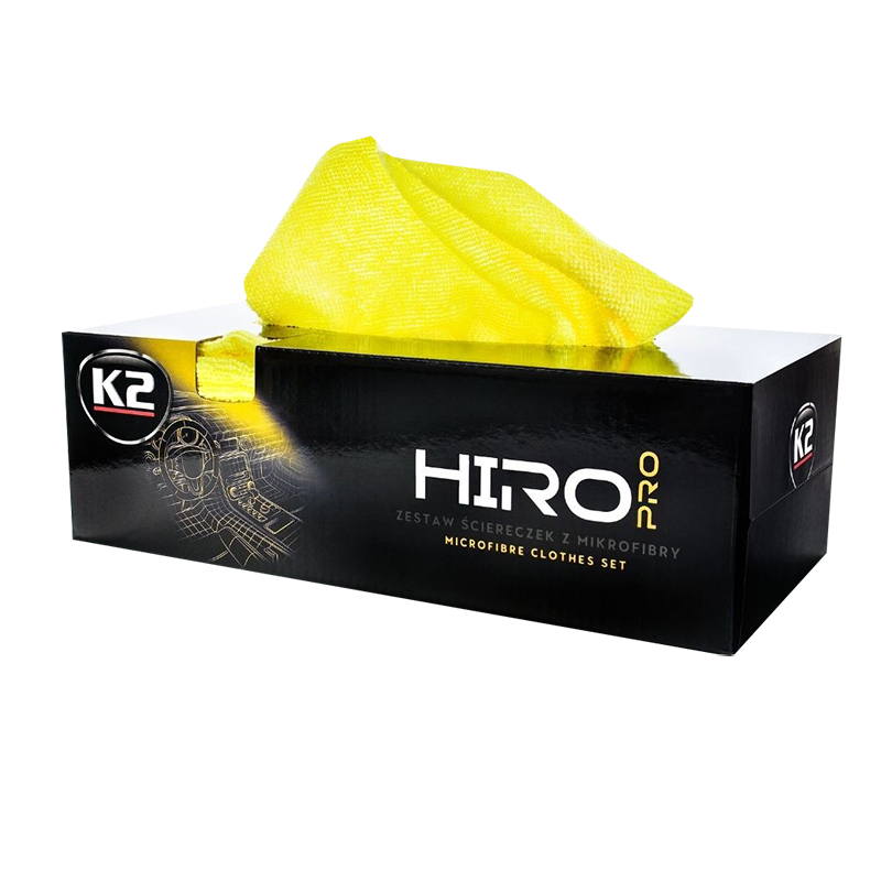 ZESTAW ŚCIEREK SAMOCH. Z MIKROFIBRY K2 HIRO PRO-347578752