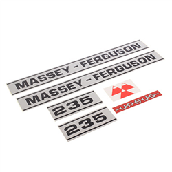 KPL. EMBLEMATÓW MF-235 3SZT/OPAKOWANIE (2X BOK, 1X PRZÓD), NAKLEJKI-347579395
