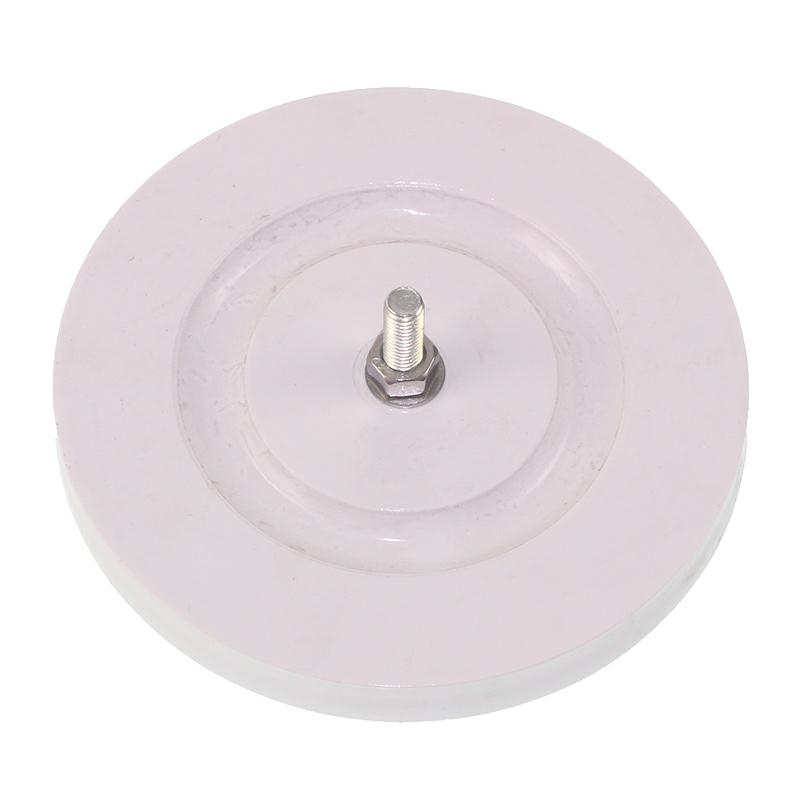 ODBLASK OKRĄGŁY ZE ŚRUBĄ BIAŁY FI 75MM-347178455