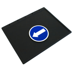 FARTUCH (CHLAPACZ) PRZECIWBŁOTNY ZNAK `NAKAZ` 400X320MM-347579819