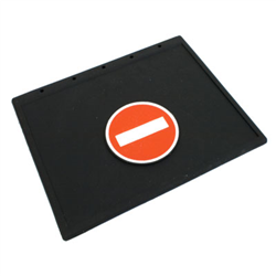 FARTUCH (CHLAPACZ) PRZECIWBŁOTNY ZNAK `ZAKAZ` 400X320MM-347579859