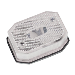 LAMPA OBRYSOWA BIAŁA Z ODBLASKIEM-347579906