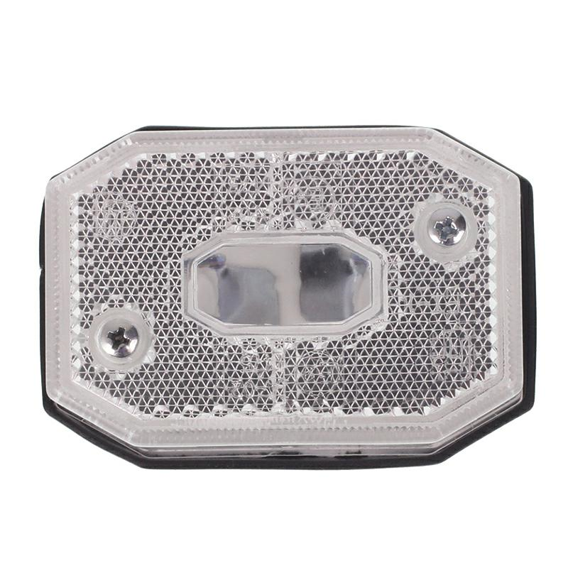 LAMPA OBRYSOWA BIAŁA Z ODBLASKIEM-347579908