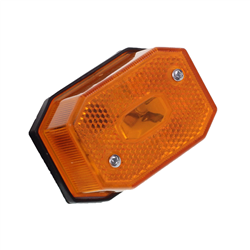 LAMPA OBRYSOWA POMARAŃCZOWA Z ODBLASKIEM-347579932