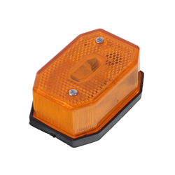 LAMPA OBRYSOWA POMARAŃCZOWA Z ODBLASKIEM-347579934