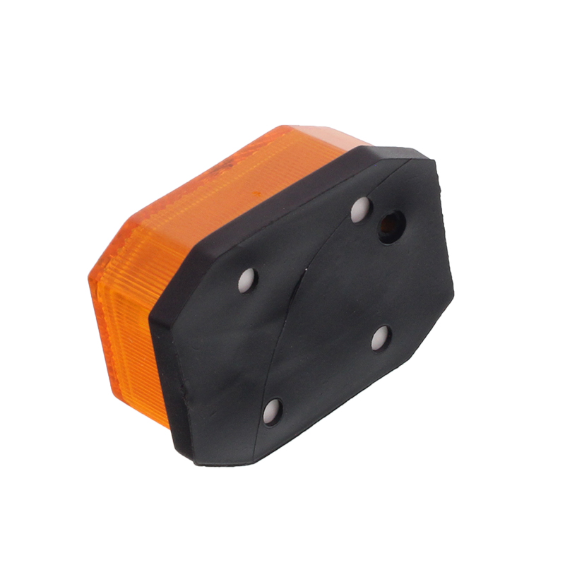 LAMPA OBRYSOWA POMARAŃCZOWA Z ODBLASKIEM-347579933