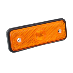LAMPA OBRYSOWA POMARAŃCZOWA DIODOWA 12/24V-347579941