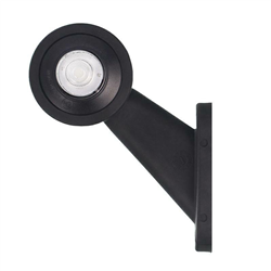 LAMPA OBRYSOWA BIAŁO-CZERWONA DIODOWA NA WYSIĘGNIKU UKOŚNYM, L/P, KRÓTKA , 12/24V-347579953