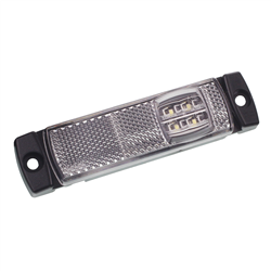 LAMPA OBRYSOWA BIAŁA DIODOWA Z ODBLASKIEM, 12/24V-347579967
