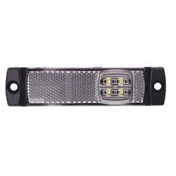 LAMPA OBRYSOWA BIAŁA DIODOWA Z ODBLASKIEM, 12/24V-347579969
