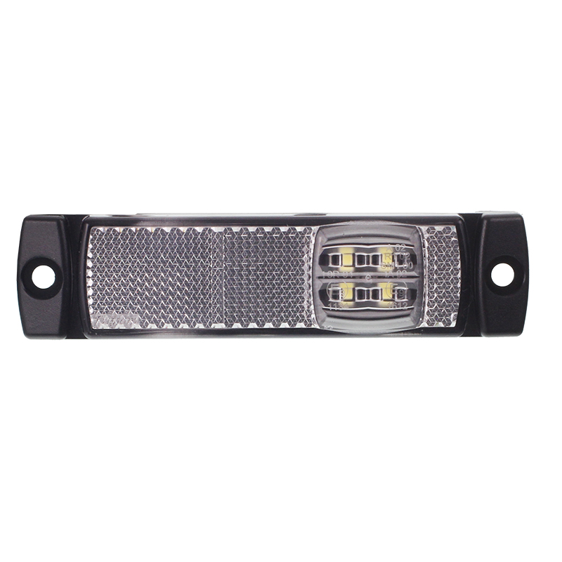 LAMPA OBRYSOWA BIAŁA DIODOWA Z ODBLASKIEM, 12/24V-347579969