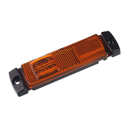 LAMPA OBRYSOWA POMARAŃCZOWA DIODOWA Z ODBLASKIEM, 12/24V-347579975