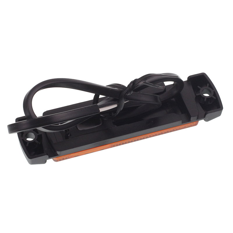 LAMPA OBRYSOWA POMARAŃCZOWA DIODOWA Z ODBLASKIEM, 12/24V-347579976