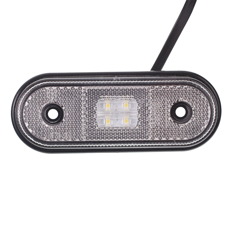 LAMPA OBRYSOWA BIAŁA DIODOWA OWALNA, 12/24V-347579981
