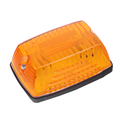 LAMPA OBRYSOWA POMARAŃCZOWA, PROSTOKĄTNA 12/24V-347580034