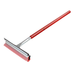 ŚCIĄGACZKA DO WODY Z KIJEM DREWN. 420MM SZEROKOŚĆ GĄBKI 200MM, MYJKA-347580582