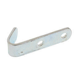 HAK PŁASKI OCYNKOWANY 51X13X2MM ROZSTAW OTWORÓW 20MM, PLANDEKI-347580632